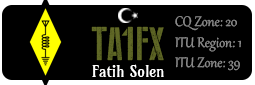 Fatih Solen Amateur Radio Badge
